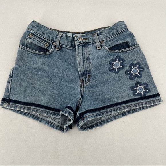 Arizona Jean Company Pants - ARIZONA JEAN Company Juniors Jean Shorts with Flower accents Vintage  size: 3